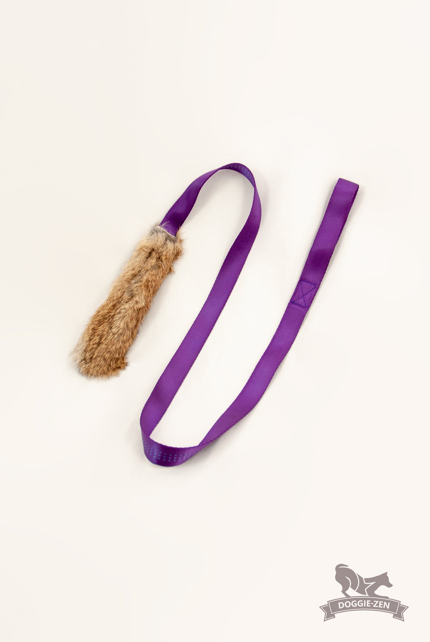 Doggie-Zen Draleke med langt tau pels og strikk