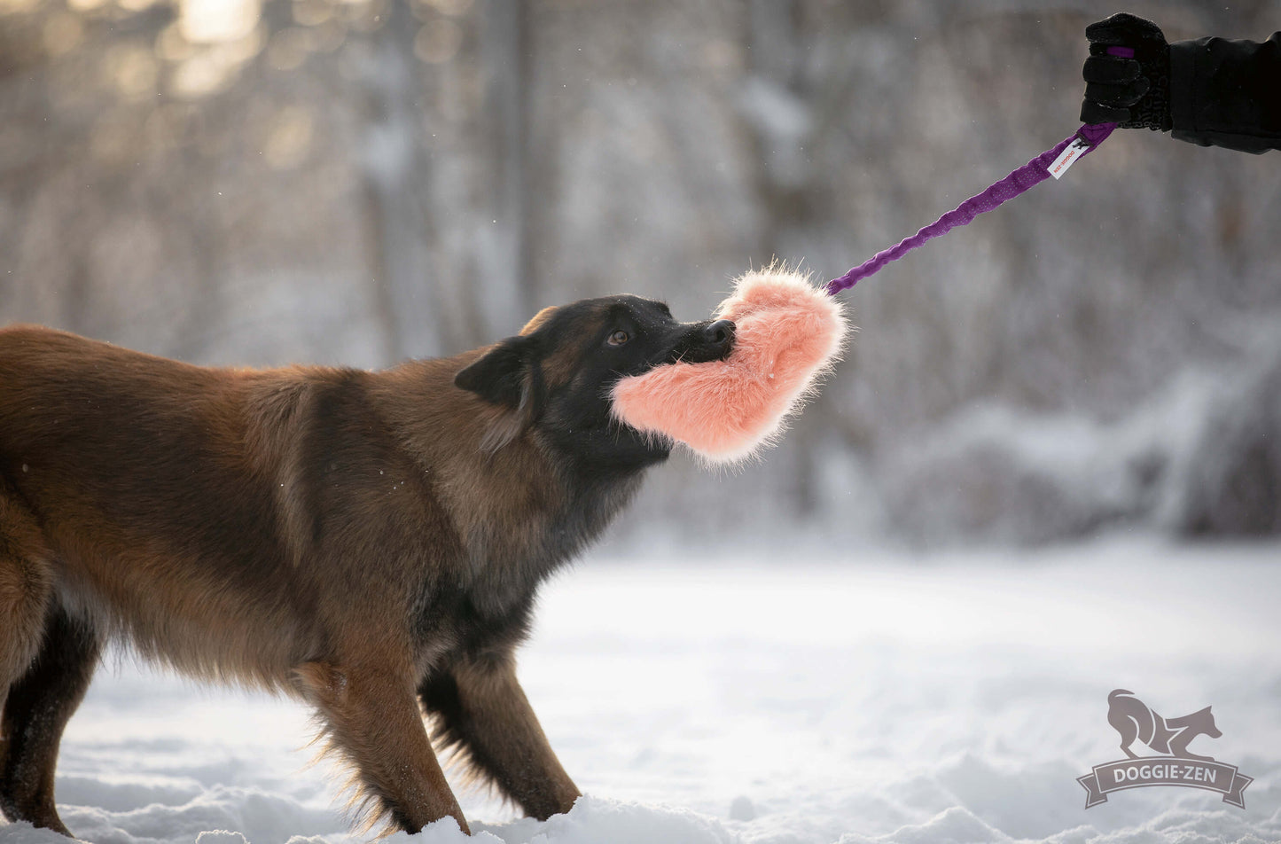 Doggie-Zen Knitrende godbitlomme