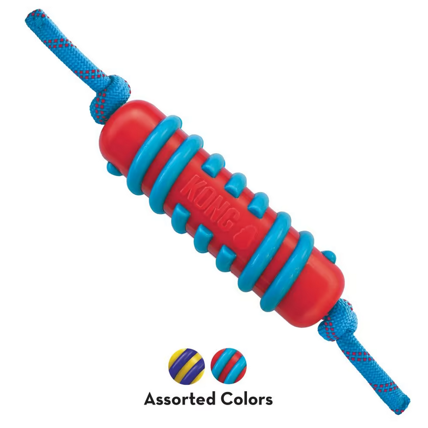 Kong Jaxx Brights Stick With Rope
