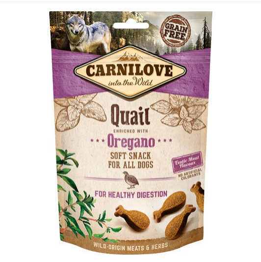 Carnilove soft snack Quail with oregano