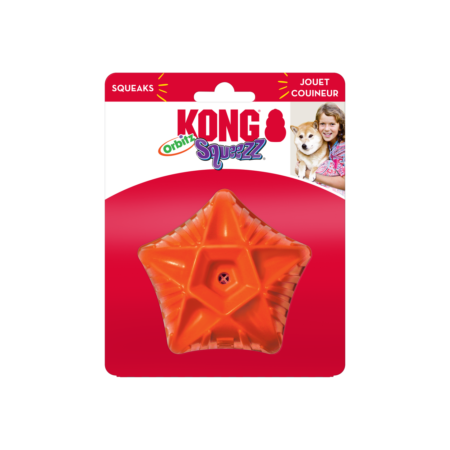 Kong Squeeze Orbitz ball -58%