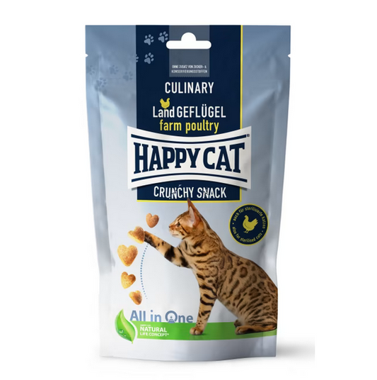 Happy Cat Culinary Crunchy Snack med Kylling og Gulrot