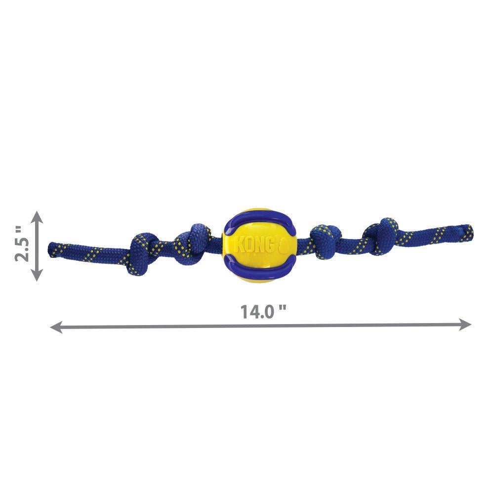 Kong Jaxx Brights Ball with Rope -37%+