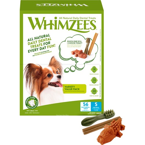 Whimzees Variety Pack Small 56 stk