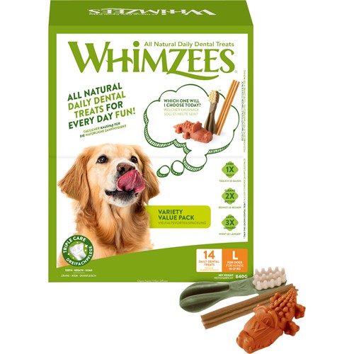 Whimzees Variety Pack Large 14 stk